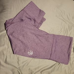Dark purple Zumba brand Capri legging
